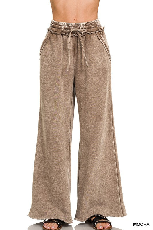 Mineral Wash Bottoms Two Colors!