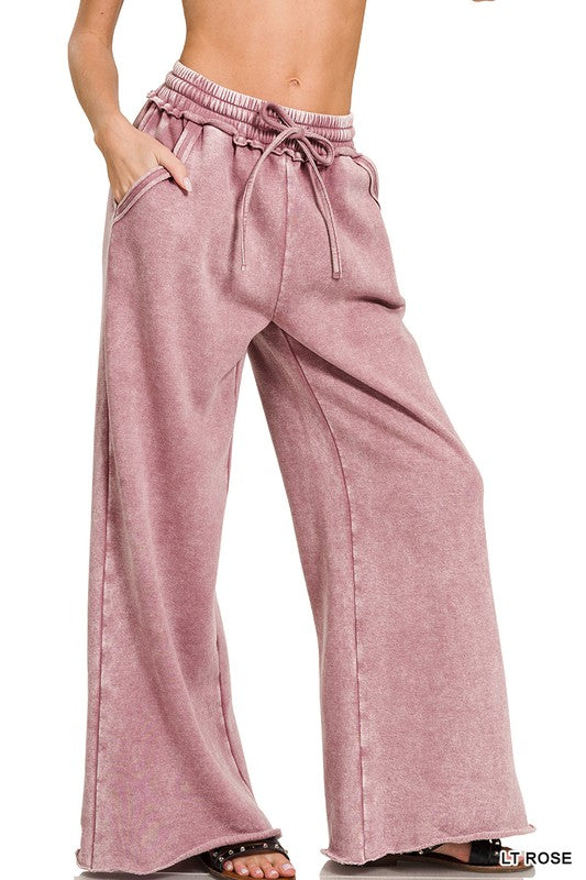 Mineral Wash Bottoms Two Colors!