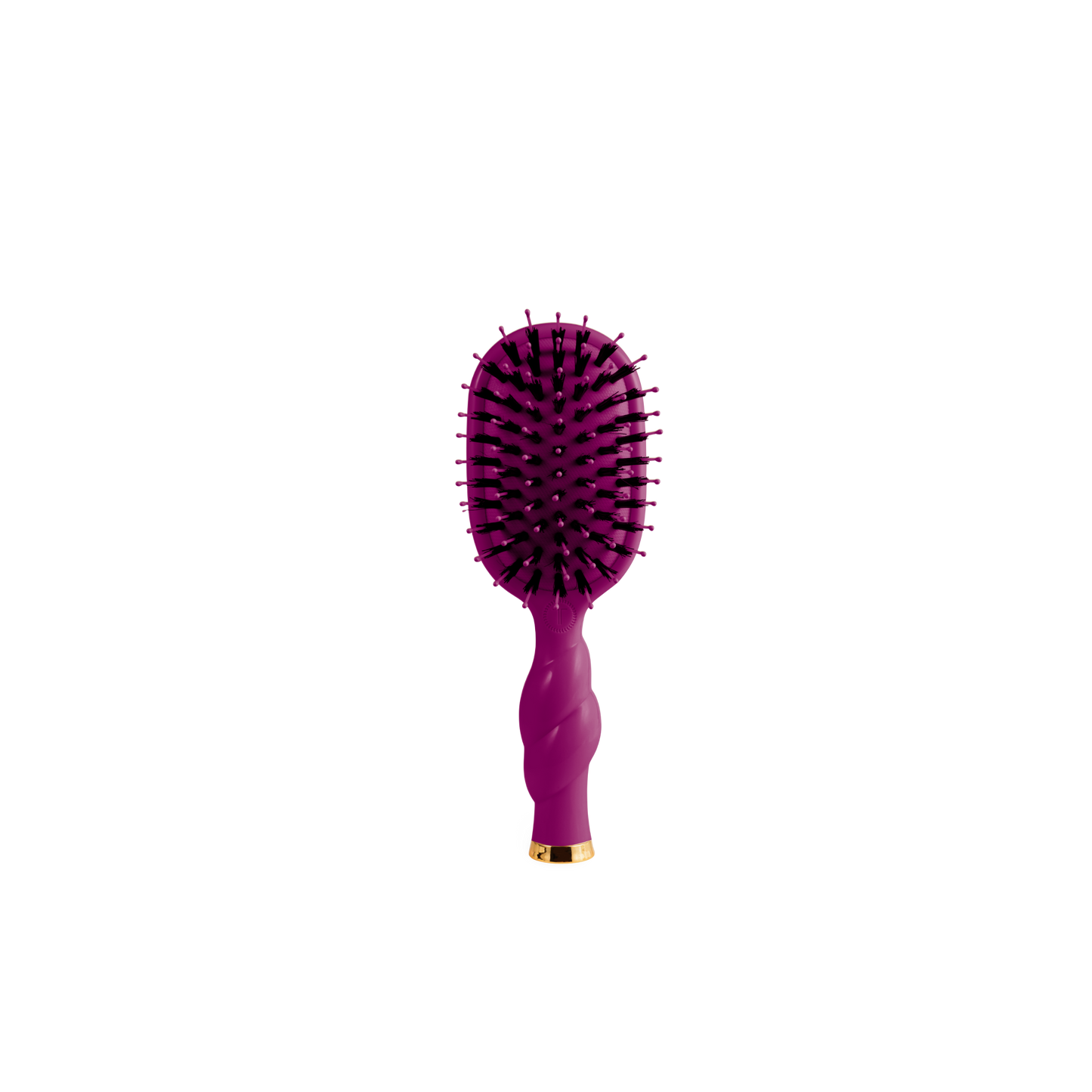 Mini Boar Bristle Hair Brush - Mulberry