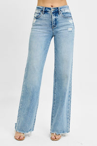 Risen Tummy Control Mid Rise Denim