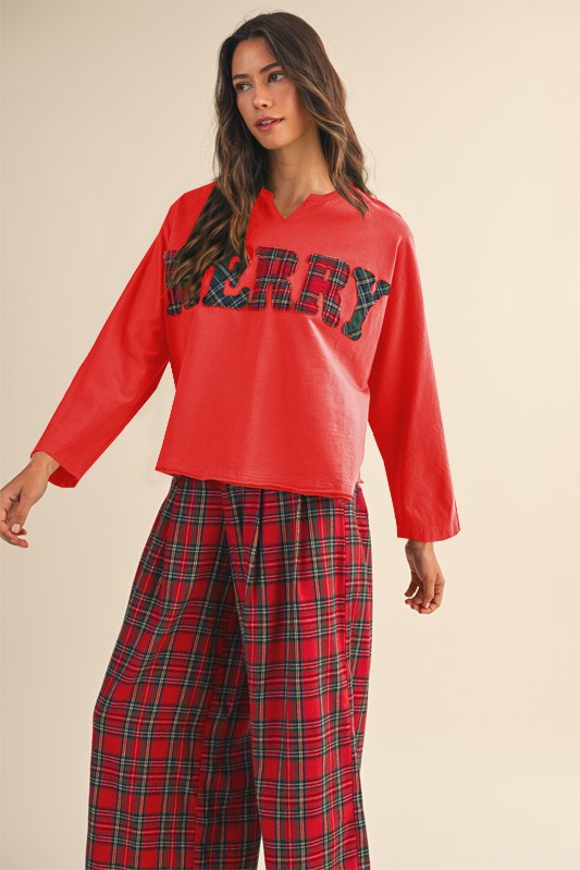 Merry Mineral Patch Top