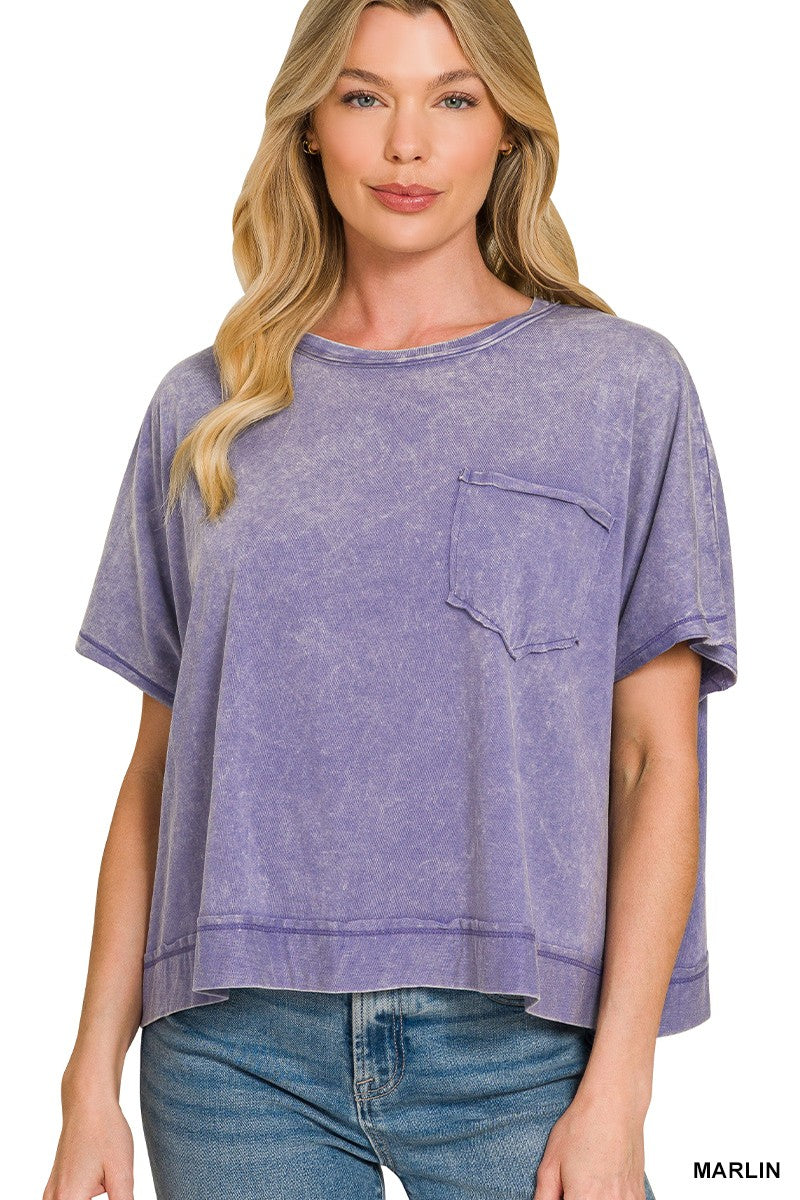 Washed & Relaxed Tee Two Colors!