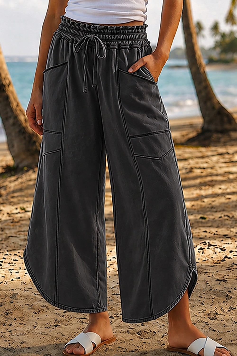 After Dark Mineral Wash Relaxed Pants
