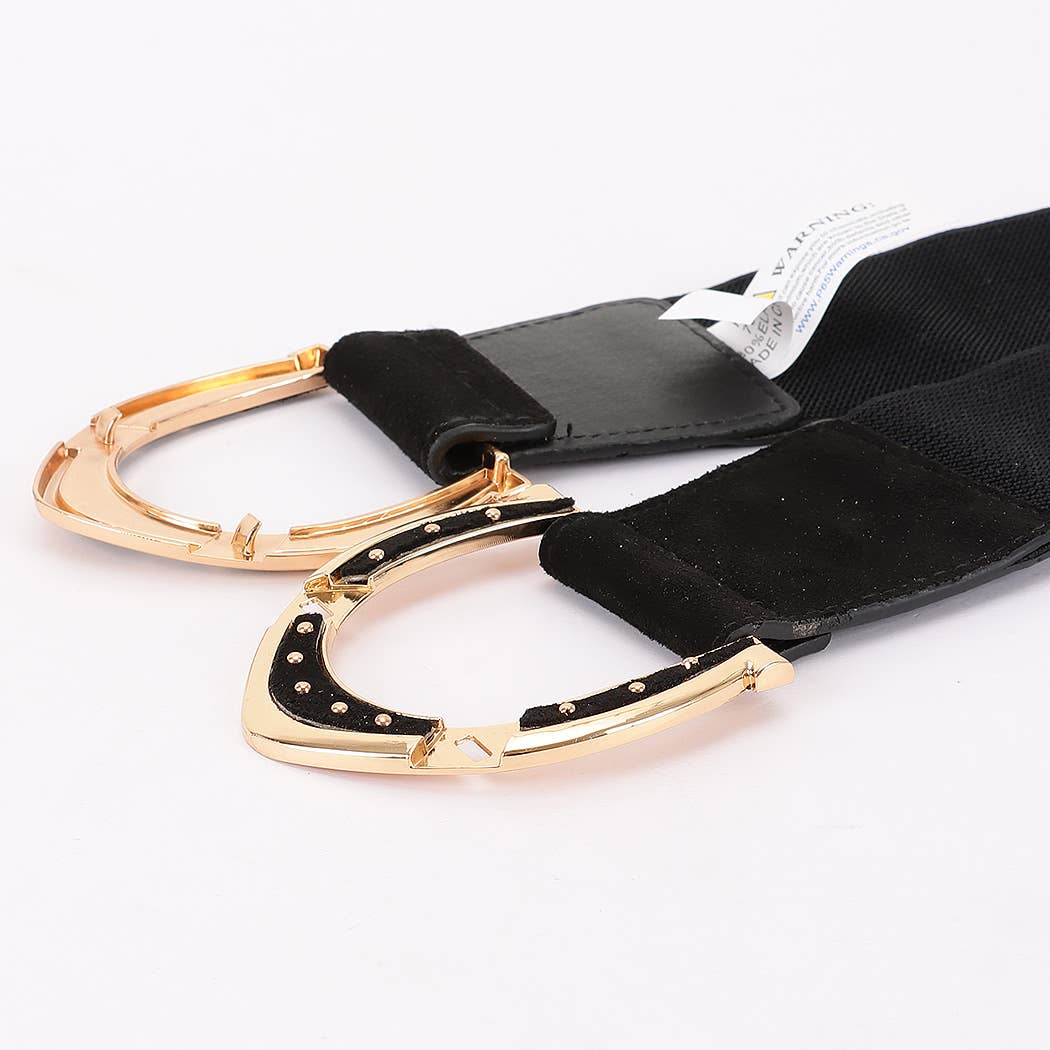 Interlocking Buckle Wide Belt: CM