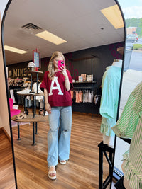 Vintage Short-Sleeve AU/AL Top