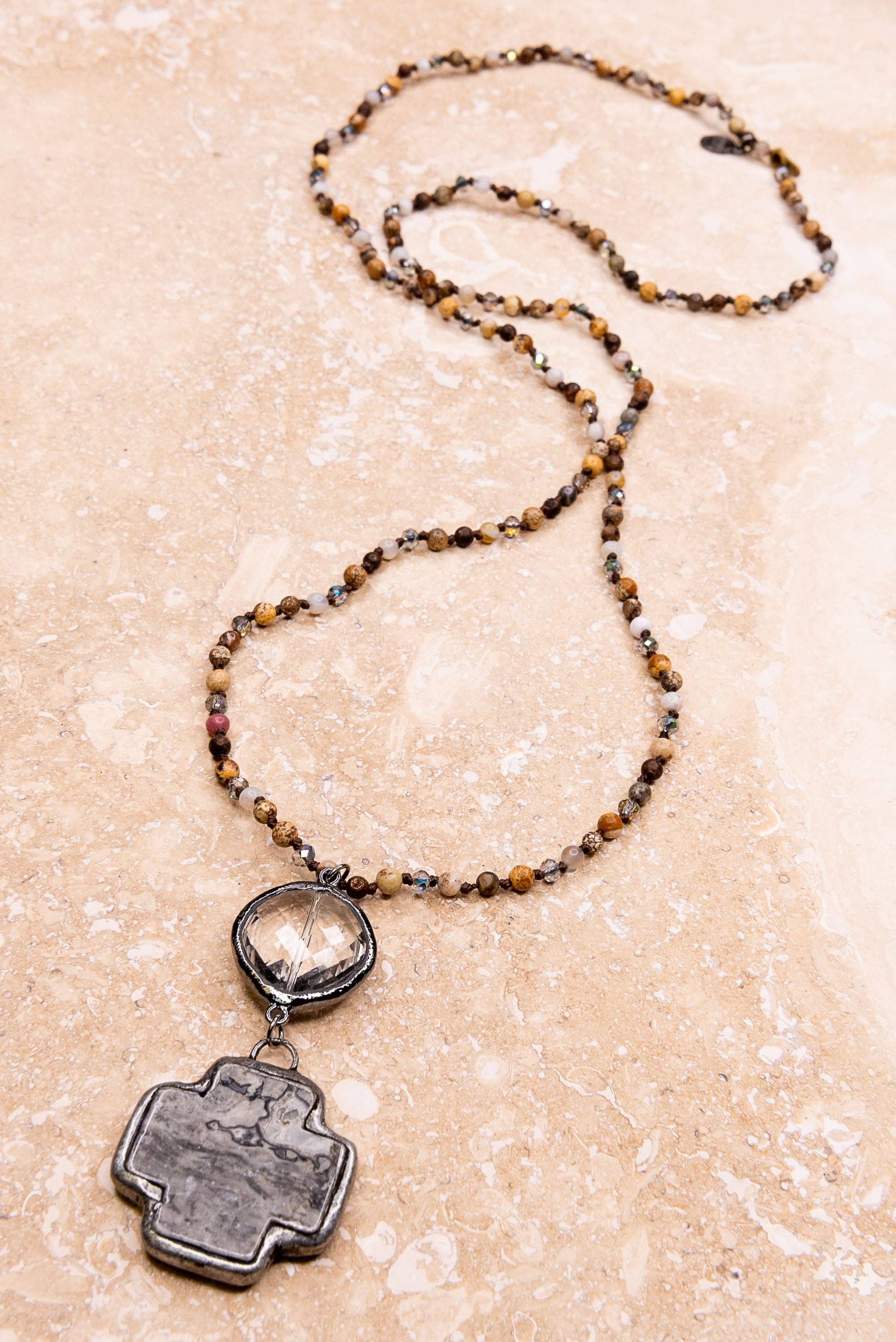 McCall Necklace in Gray