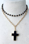 Eve Black Short Necklace