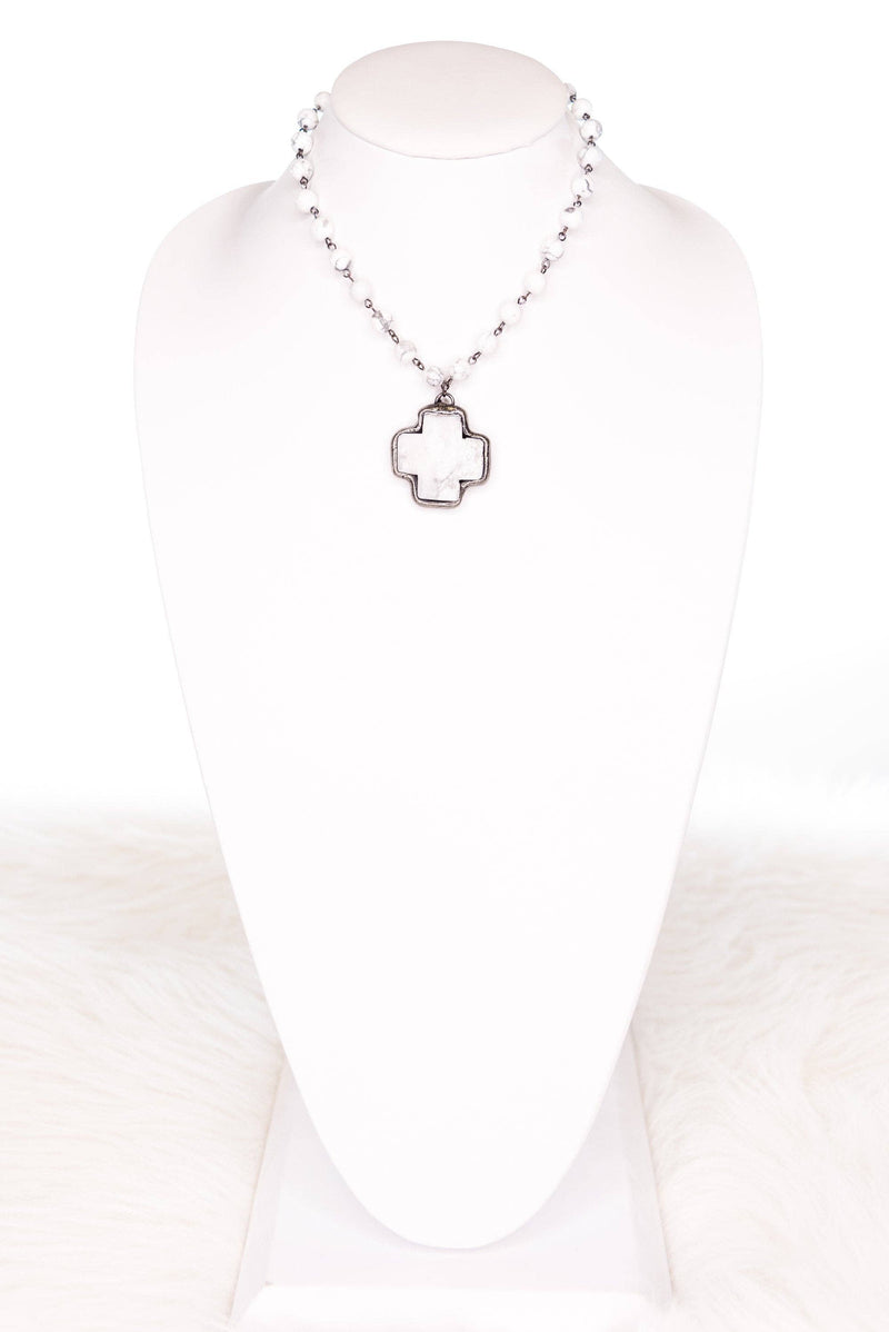 Theresa Necklace in White