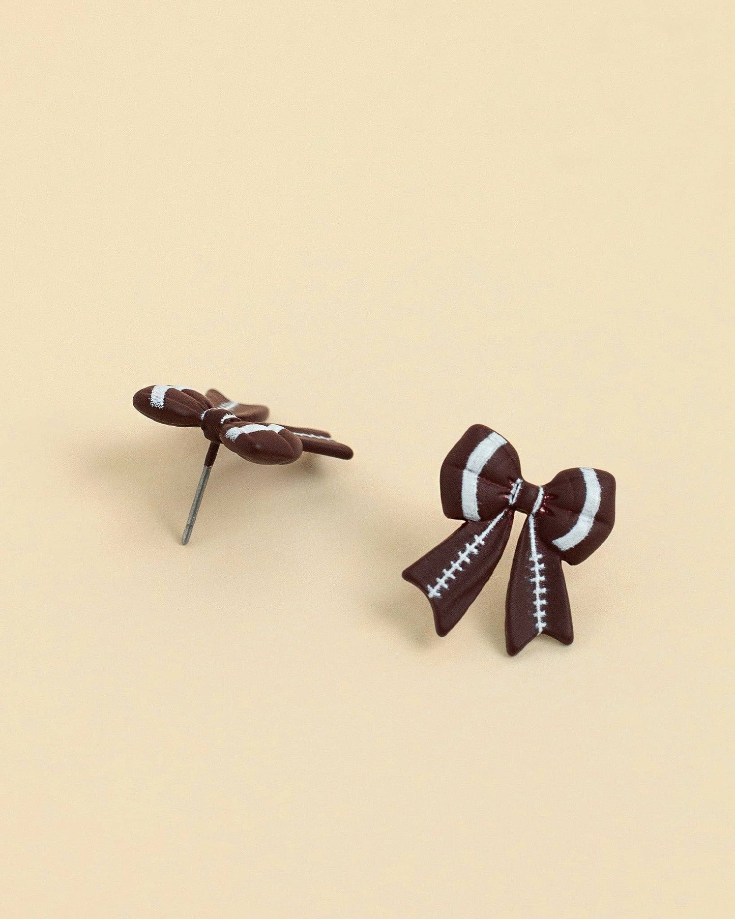 Football Gameday Touch of Cheer Bow Earrings