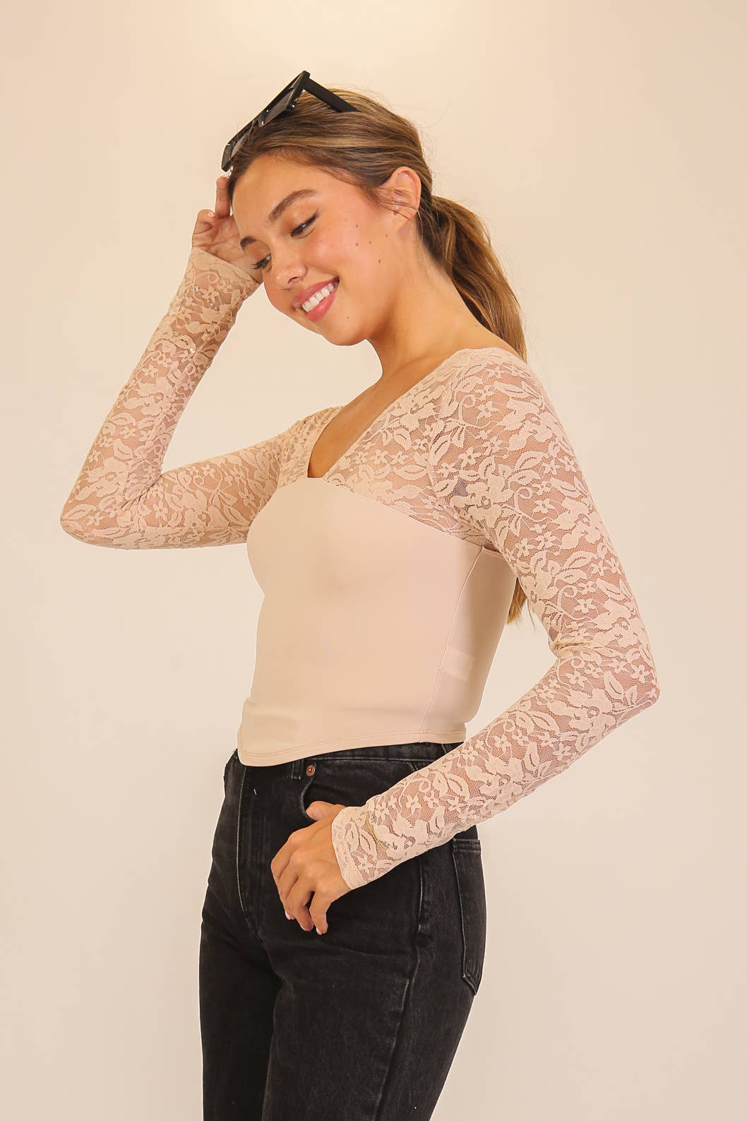 Lace Me Up Top Two Colors!