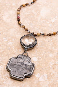 McCall Necklace in Gray