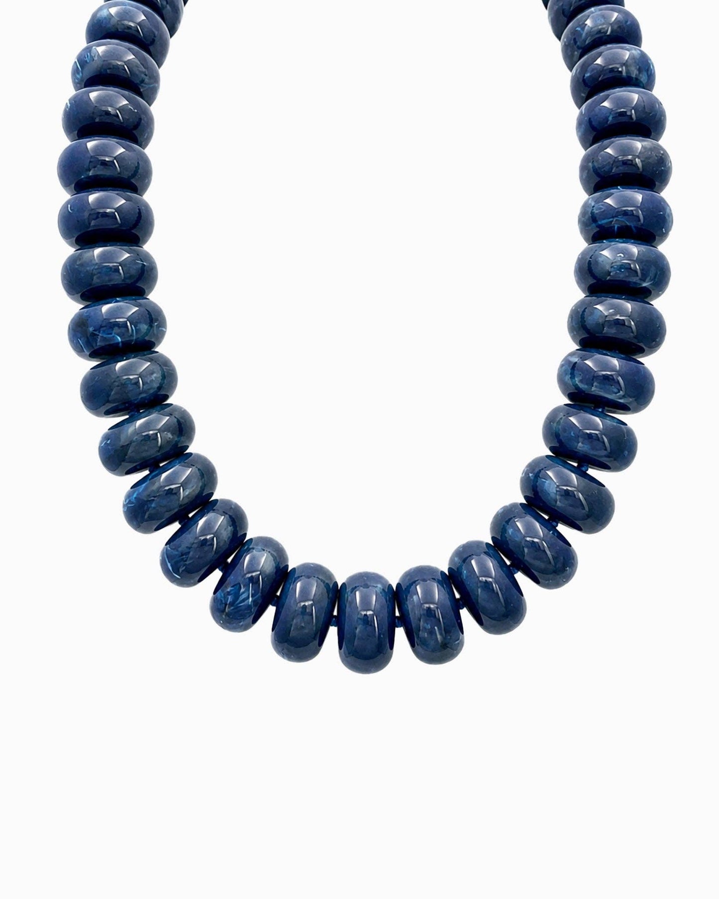 Chunky Marble Seed Bead Statement Necklace