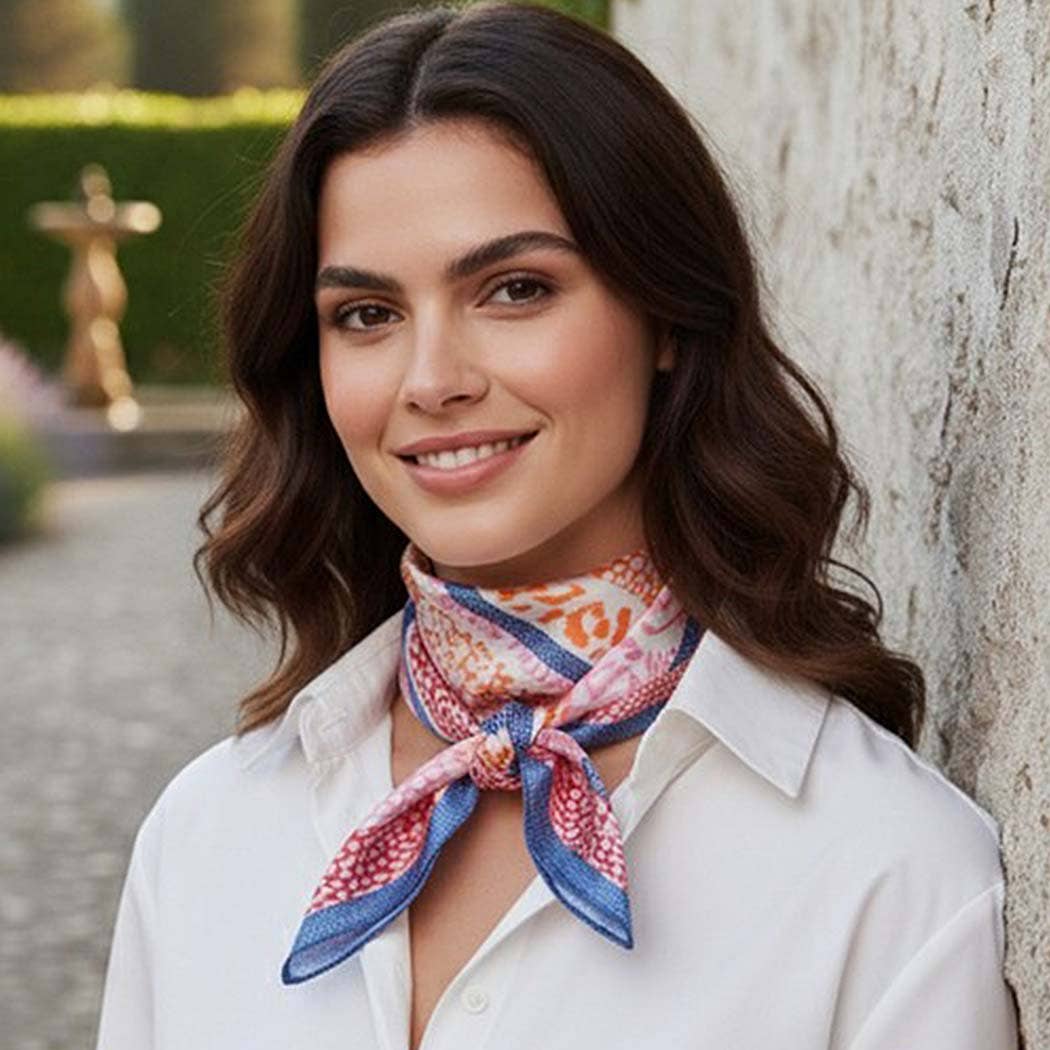 Abstract Leopard Print Bandana: COR