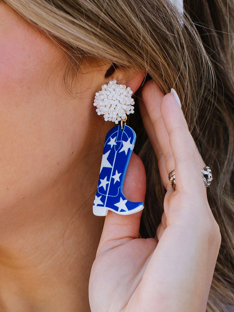 Boot Gameday Earrings Three Colors!