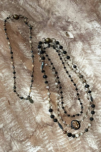 Justina Necklace: Blue