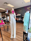 Olivia Oatmeal Jumpsuit