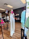 Olivia Oatmeal Jumpsuit