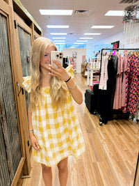 Willow Gingham Print Dress