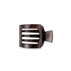 Square Flat Hair Clip | Small | Tortoise