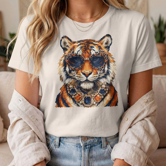 Glam Tiger Game Day Tee | Comfort Colors