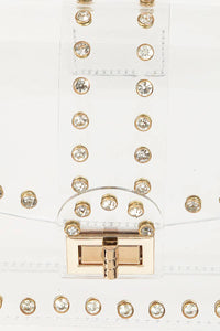Clear Rhinestone Bag