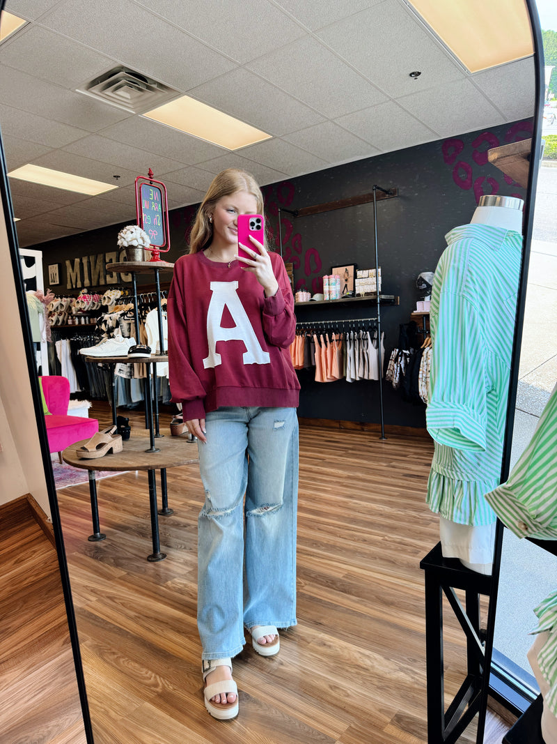 Vintage Long-Sleeve AU/AL Top