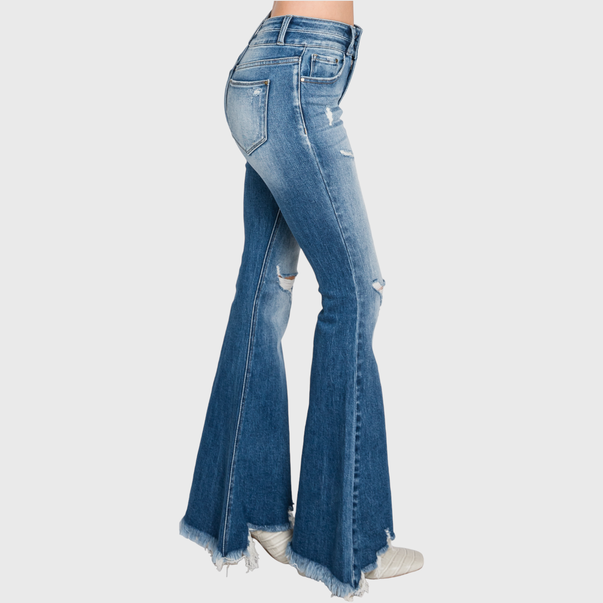 Petra High Rise Super Flare Denim