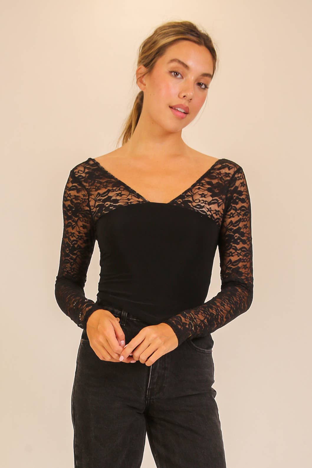 Lace Me Up Top Two Colors!