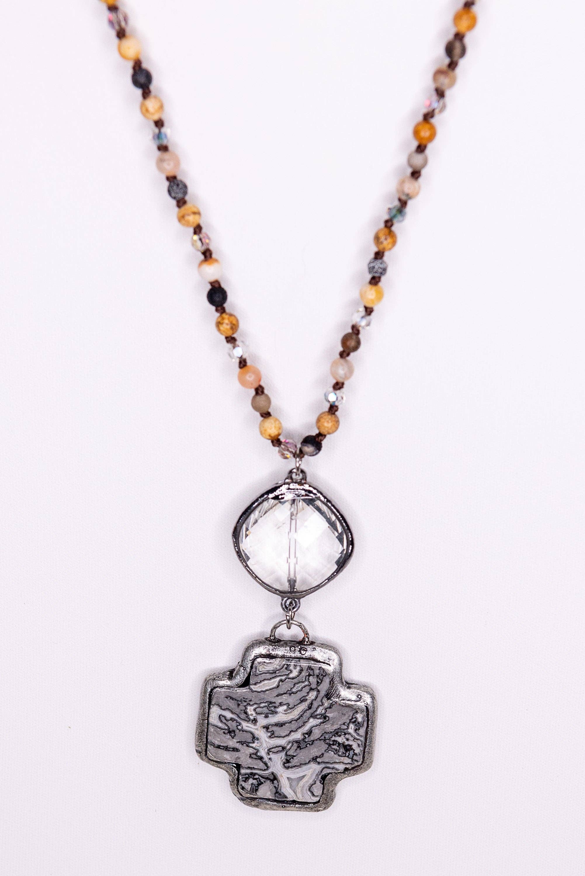 McCall Necklace in Gray