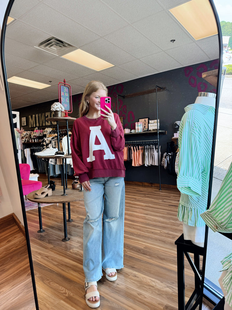 Vintage Long-Sleeve AU/AL Top