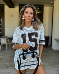Rectangle Black Stadium Bag