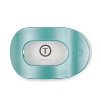 Round Flat Hair Clip | Large | Totally Turquoise