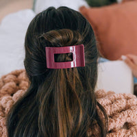 Flat Rectangle Hair Clip | Medium | Wild Side