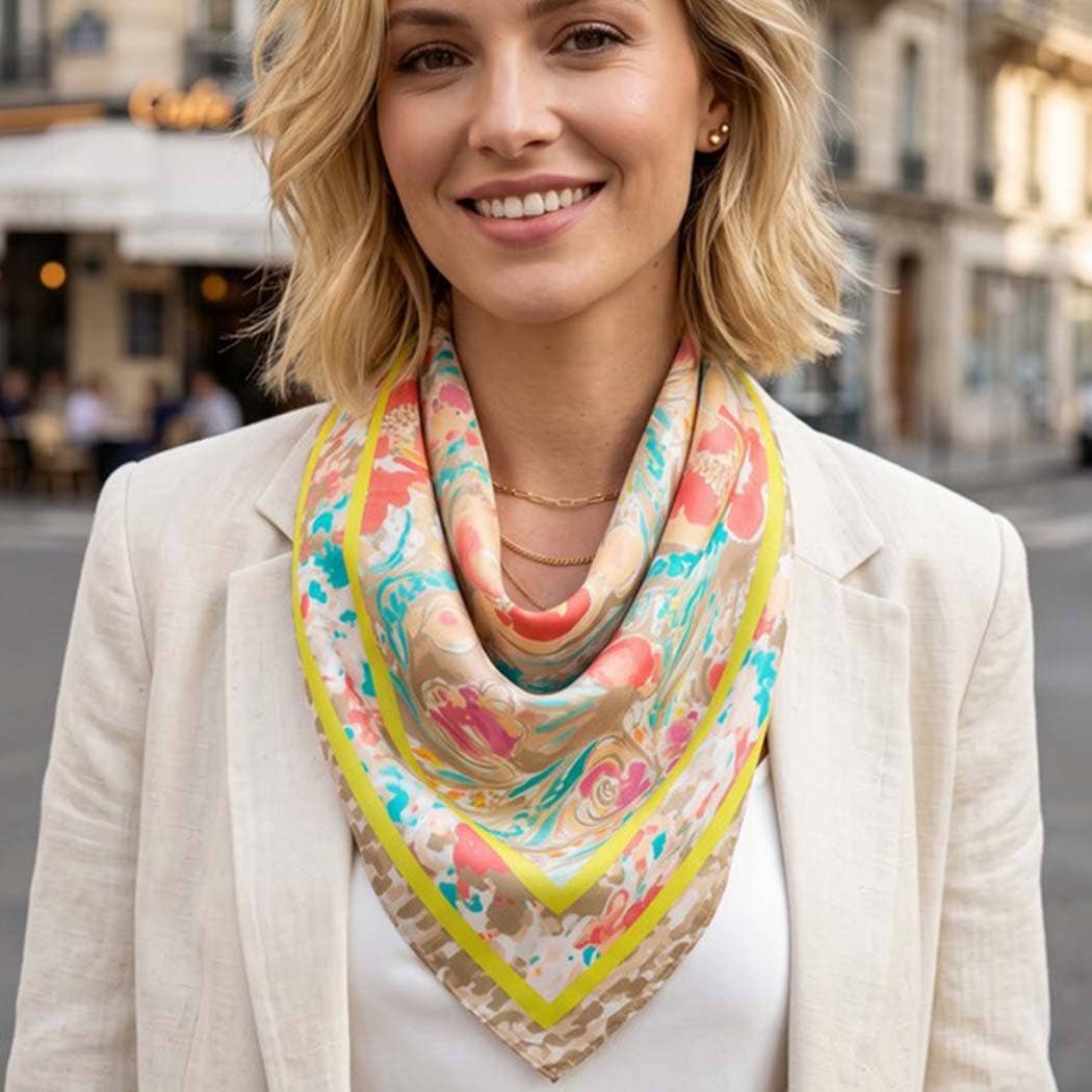 Mustard Print Bandana