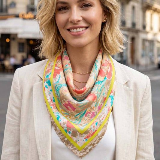 Mustard Print Bandana