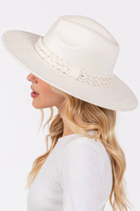 Ivory Double Rope Hat