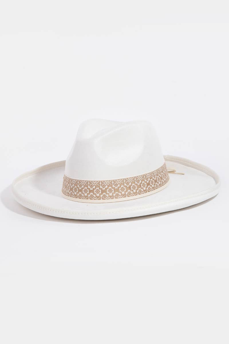 Ivory Boho Hat