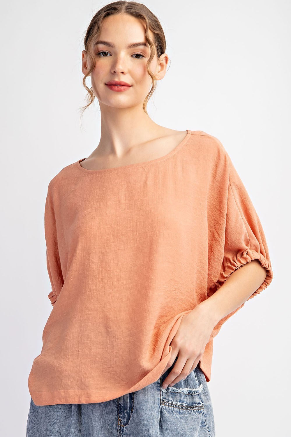 Apricot Breeze Blouse