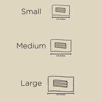 Flat Rectangle Hair Clip | Medium | Fir Real