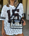 Rectangle Black Stadium Bag