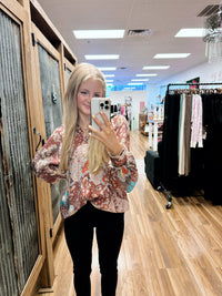 Mandy Groovy Flower Top