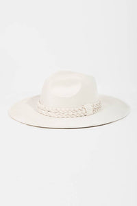 Ivory Double Rope Hat