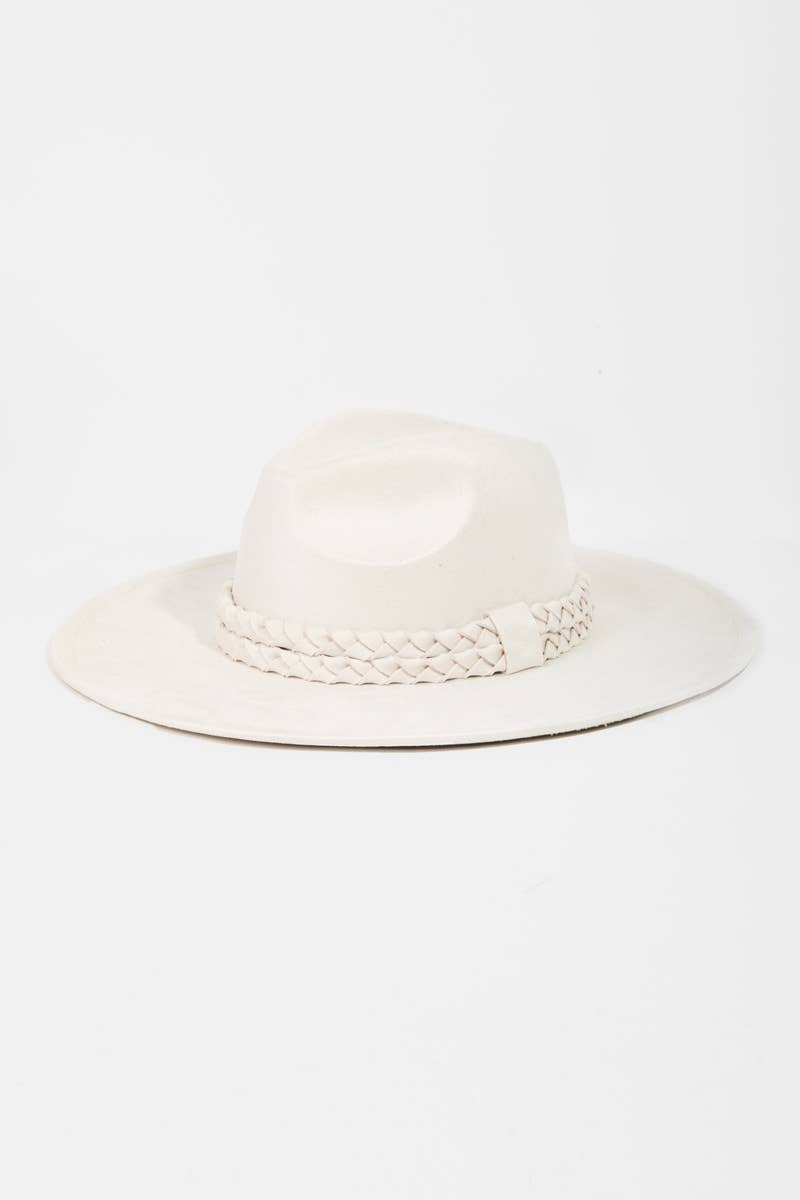 Ivory Double Rope Hat