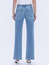 Vervet High Rise Distressed Hem Denim