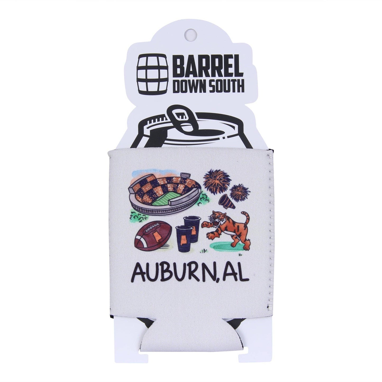 Auburn Alabama Icons Can Cooler