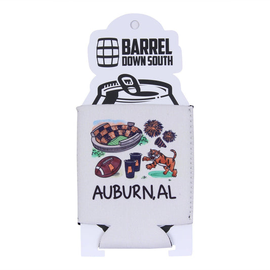 Auburn Alabama Icons Can Cooler