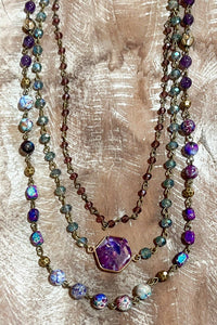 Janet Necklace Purple