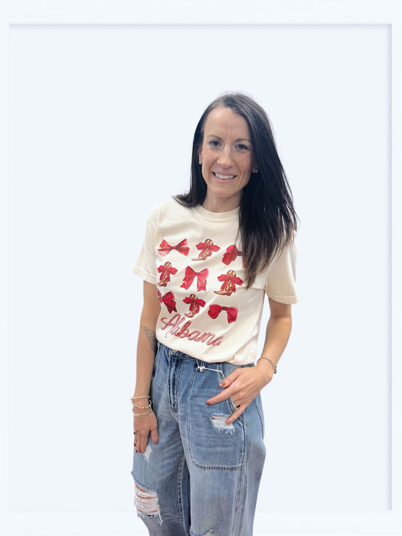 Bama Bows Comfort Color Graphic Tee