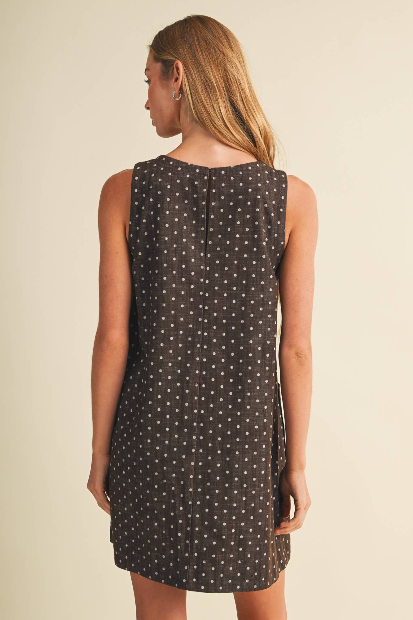 Patch Pocket Mod Polka Dot Dress