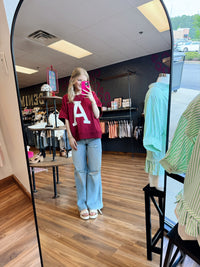 Vintage Short-Sleeve AU/AL Top